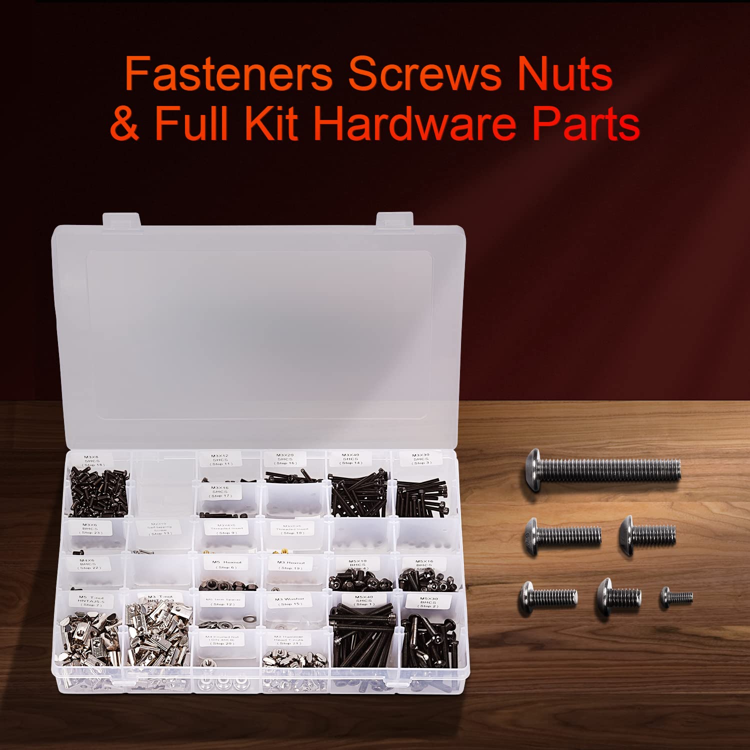 Voron 2.4 Full Set 3D Printer DIY Kits 8 Kits Electronics Cable Fastener Heated Bed Motion Panels Frame CNC