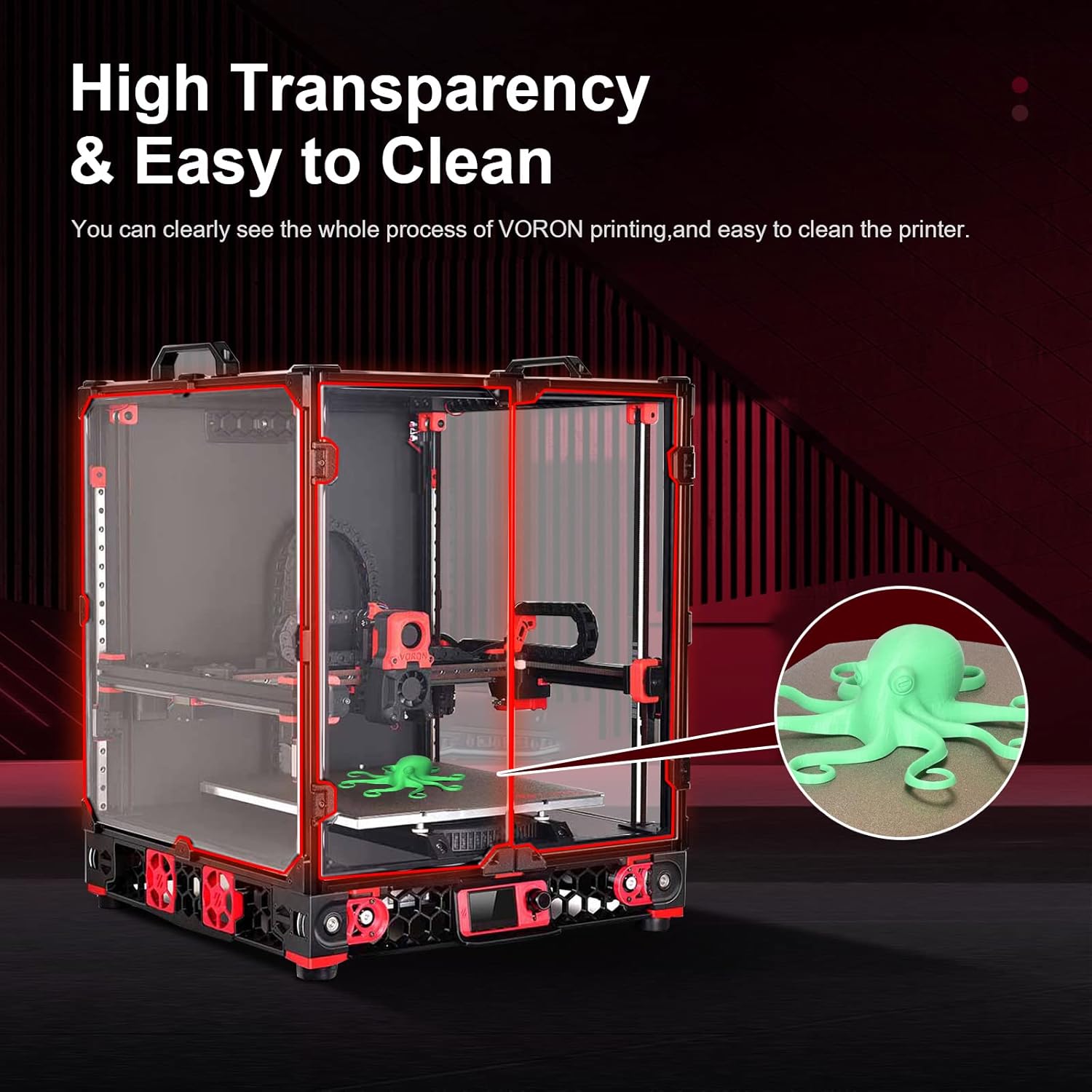 Voron 2.4 Full Set 3D Printer DIY Kits 8 Kits Electronics Cable Fastener Heated Bed Motion Panels Frame CNC