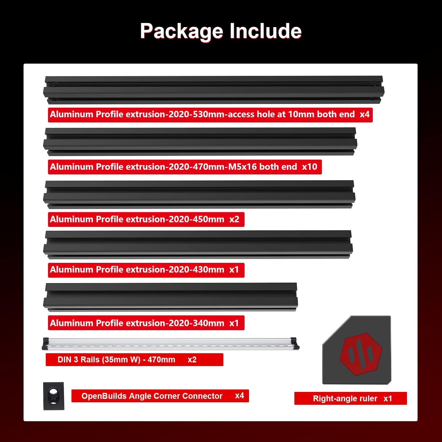 Voron 2.4 Full Set 3D Printer DIY Kits 8 Kits Electronics Cable Fastener Heated Bed Motion Panels Frame CNC