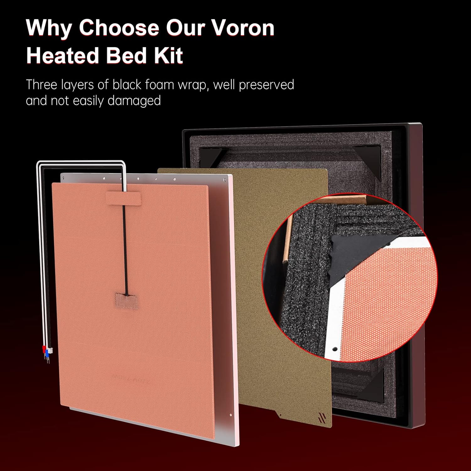 Voron 2.4 Full Set 3D Printer DIY Kits 8 Kits Electronics Cable Fastener Heated Bed Motion Panels Frame CNC