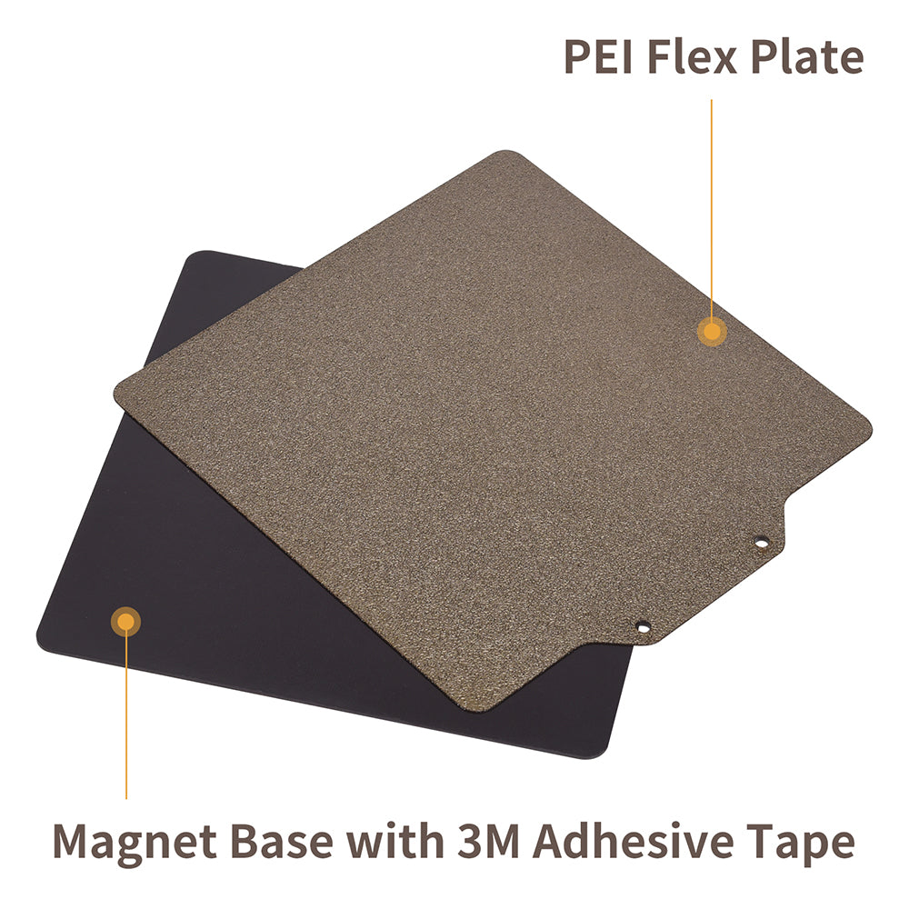 Double Sided Textured PEI Spring Steel Sheet Powder Coated Plate 3D Printer Parts For Voron 2.4/Trident